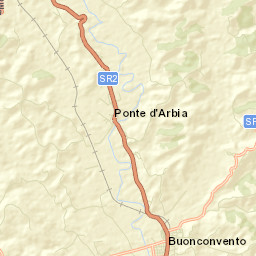 Buonconvento Street Map
