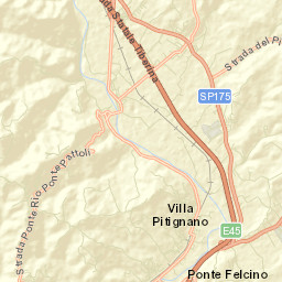 Ponte Pattoli Street Map