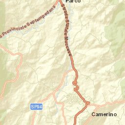 Camerino Street Map
