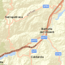 Caldarola Street Map