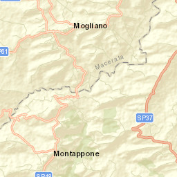 Mogliano Street Map