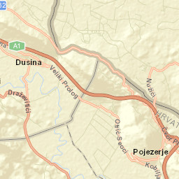 Pojezerje Street Map