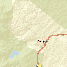 Žabljak Street Map