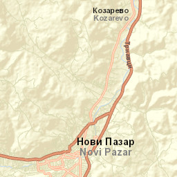 Novi Pazar Street Map