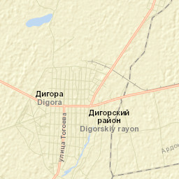 Digora Street Map