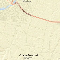 Achkhoy-Martan Street Map