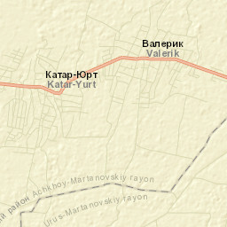 Katyr-Yurt Street Map