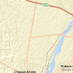 Novyye Atagi Street Map