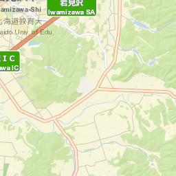 Iwamizawa-shi Street Map