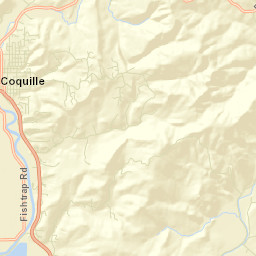 Coquille Street Map