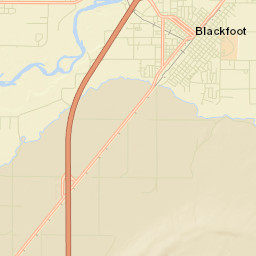Blackfoot Street Map