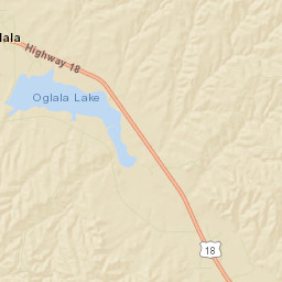 Oglala Street Map