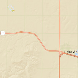 Lake Andes Street Map
