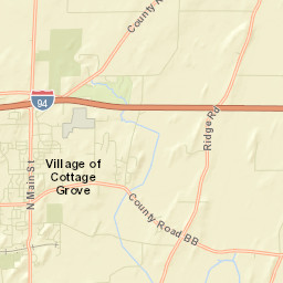 Cottage Grove Street Map