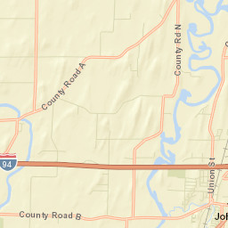 Johnson Creek Street Map
