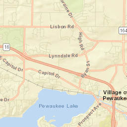 Pewaukee Street Map