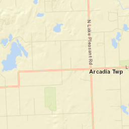 Lapeer County Street Map