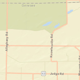 Wheatville New York Street Map