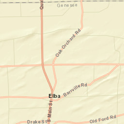 Langton Corners New York Street Map