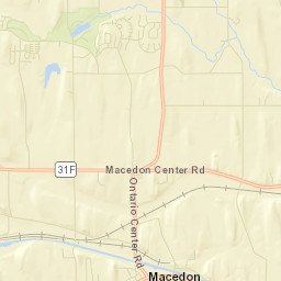 North Macedon New York Street Map