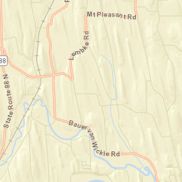 Mud Mills New York Street Map