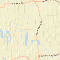 South Butler New York Street Map