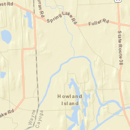 Spring Lake New York Street Map