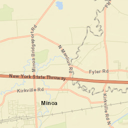 Schepps Corners New York Street Map