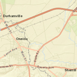 Sconondoa New York Street Map