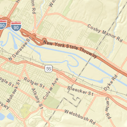 West Schuyler New York Street Map