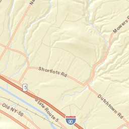 Johnson Corners New York Street Map