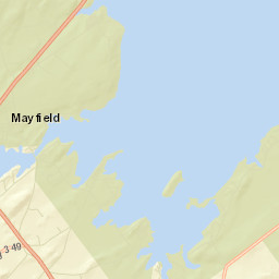 Red Bunch Corners New York Street Map