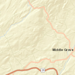 Middle Grove New York Street Map