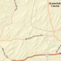 South Greenfield New York Street Map