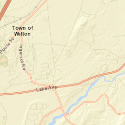 Burgoyne New York Street Map