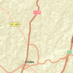 Ordes Street Map