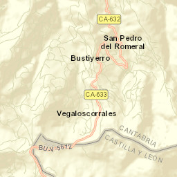 San Pedro del Romeral Street Map