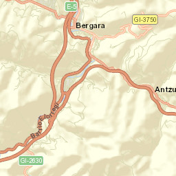Antzuola Street Map