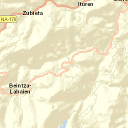 Ituren Street Map