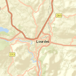 Lourdes Street Map