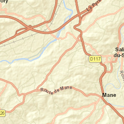 Salies-du-Salat Street Map