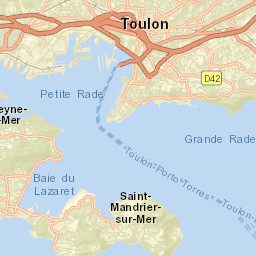 Saint-Mandrier-sur-Mer Street Map