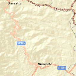 Suvereto Street Map