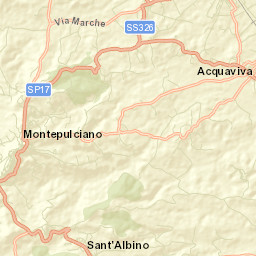 Montepulciano Street Map