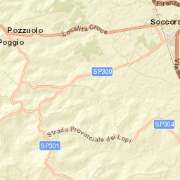 Castiglione del Lago Street Map