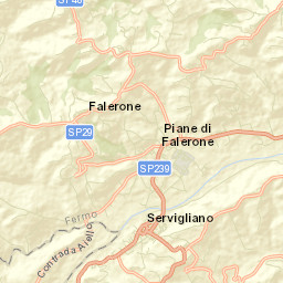 Monte Vidon Corrado Street Map