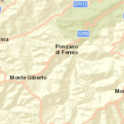 Ponzano di Fermo Street Map