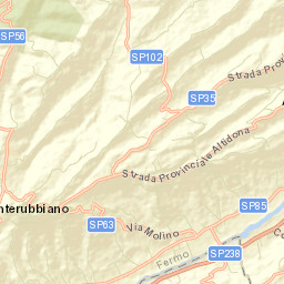 Monterubbiano Street Map