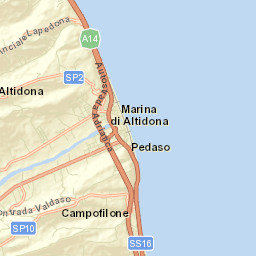 Marina di Altidona Street Map