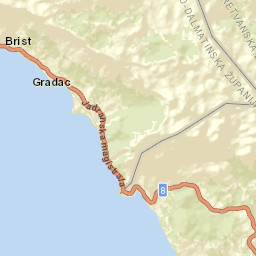 Gradac Street Map